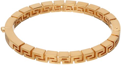 versace bangles - Versace greca bangle gold.